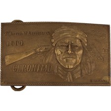 Fibbia cintura vintage ottone