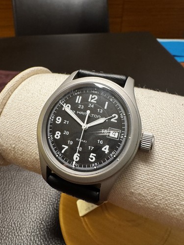 Hamilton khaki field quartz - khaki,