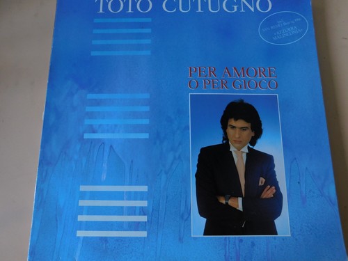 Toto cutugno per amore - toto,