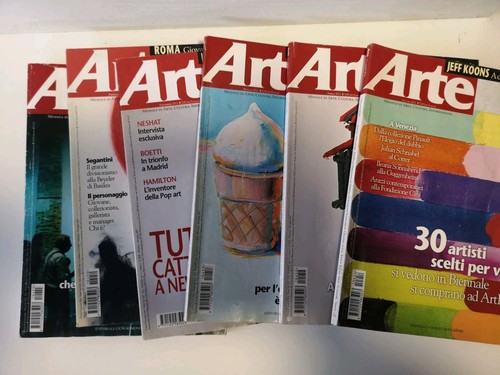 Lotto riviste arte anno - 6,