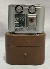 Macchina fotografica Tessina cromata vintage subminiatura antica rara miniatura segreta