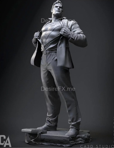 Superman statue figure resin - statue,