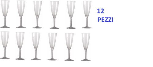 12pezzi flutes calici - flutes,