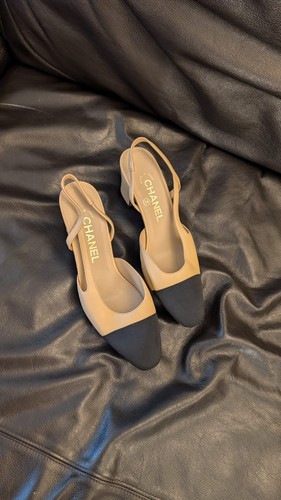 Scarpe chanel slingback con - scarpe,