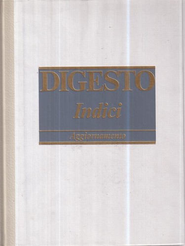 Digesto indici voll aa - digesto.,