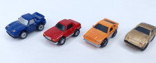 Micro Machines Lotto Auto Bundle Vintage Anni 80 Galoob Oro Blu Rosso Arancione
