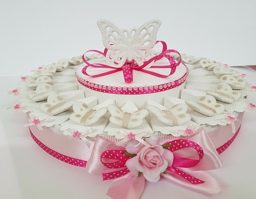 Torta bomboniera farfalle - torta,