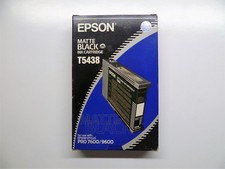 Originale Epson T5438 nero opaco Stylus Pro 7600 9600 110 ml - IMBALLO ORIGIN...
