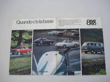 advertising Pubblicità 1965 FIAT 850 COUPE'/SPIDER/BERL