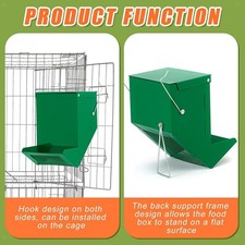 2 pezzi di mangiatoia per