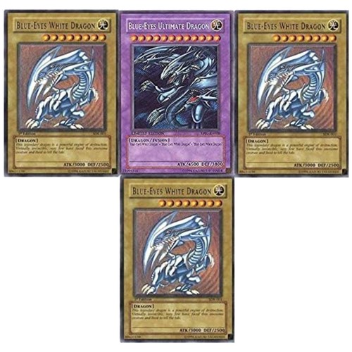 Pacchetto carte gi oh - di, yu-gi-oh