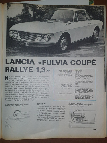 Lancia fulvia coupe - fulvia, rallye