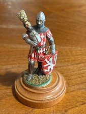 Guerriero Medievale  -Soldatino in  metallo colorati su base legno