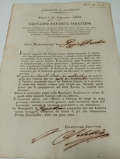 1822 BOLOGNA GIOVANNI BATTISTA
