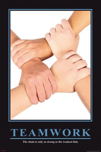 Poster teamwork barney stinson - teamwork,