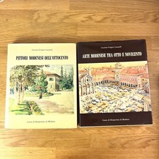 Arte Modenese tra otto e Novecento e Pittori Modenesi dell'Ottocento 2 VOLUMI