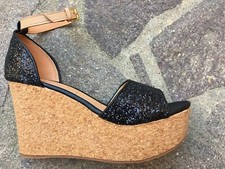 Sandalo Nero Zeppa Zoccolo