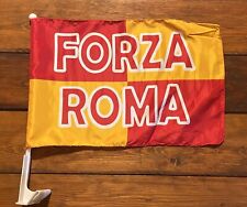 bandiera FORZA Roma 70x50 Giallorossi Da balcone Calcio regalo per romanisti nat