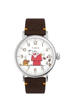 Orologio Timex Gents x Peanuts® Standard Ringraziamento 40 mm Cinturino Pelle TW2W44300