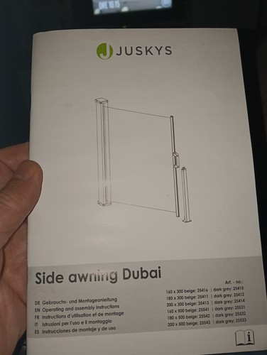 Juskys tenda laterale dubai - juskys,