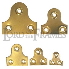 QUADRO 19-50 MM PIASTRE IN VETRO SPECCHIO - PLACCATE IN OTTONE - TELAIO SICURO FISSAGGIO DA APPENDERE