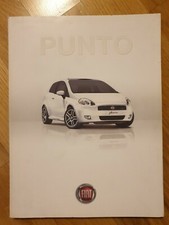BROCHURE DÉPLIANT CATALOGO FIAT PUNTO 2009 italiano 40 pag+folder caratt. tec
