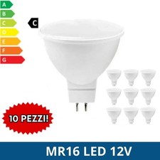 MR16/GU5.3 LED 12V | 10 FARETTI LED da 3W 5W 6W 7W 8W Luce Fredda Naturale Calda