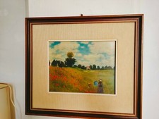 Quadro riproduzione CLAUDE MONET PAPAVERI  stampa su tela