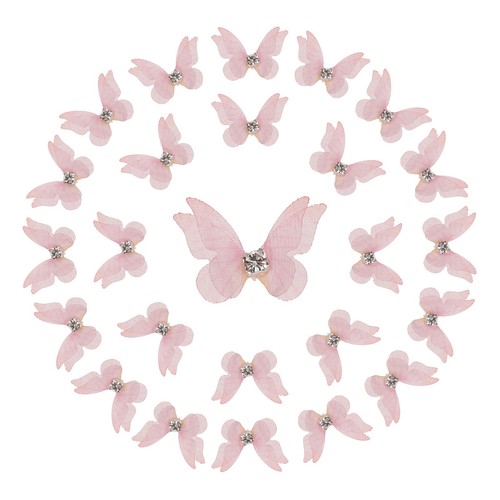25pcs farfalle organza - in,