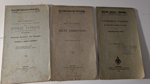 Libretti leggi treni - libretti,