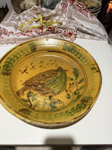 Antico piatto ceramica di - antico, in