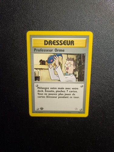 Carte pokémon professeur - pokémon, orme