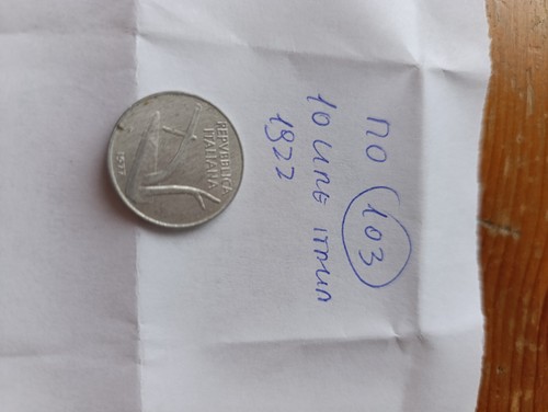 Moneta lire del 1977 - da,