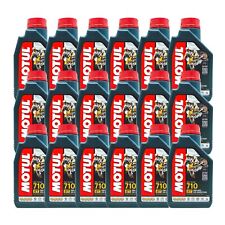 OLIO MISCELA Motul 710 2T 100% Sintetico Moto Scooter 2 tempi 18 LITRI 18MO01