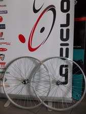 Coppia Ruote bici 28 5/8 3/8 SPORT ANT+POST Senza Cambio Alluminio Dadi V-Brake