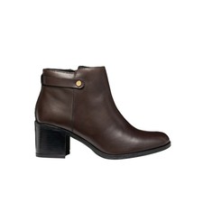 GEOX NEW ASHEEL Stivaletti Donna Tacco Medio, Traspirante Moro D56FSA00043C6006