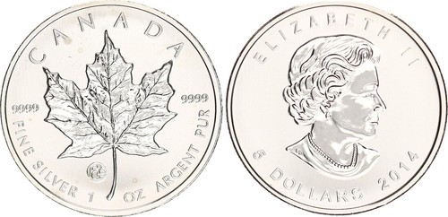 Canada dollari 2014 maple - dollari,