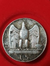 REGNO D'ITALIA 5 LIRE 1929 **