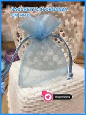 10 SACCHETTI BOMBONIERA