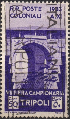 Italia libia 1933 fiera - libia, 7°