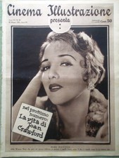 Cinema Illustrazione 20 Maggio 1931 Landi Dossena Fighting Caravans Bebe Daniels