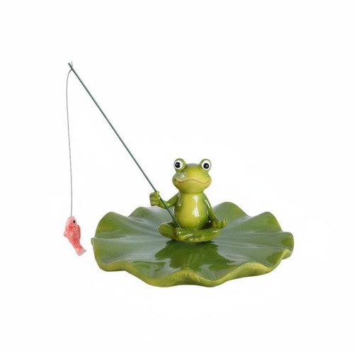 Statuetta rana ninfea fatto - su,
