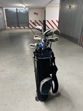 VEVOR Borsa da Golf Set 890 mm Divisore 14 Vie 11 Tasche Superiori Nero Bianco