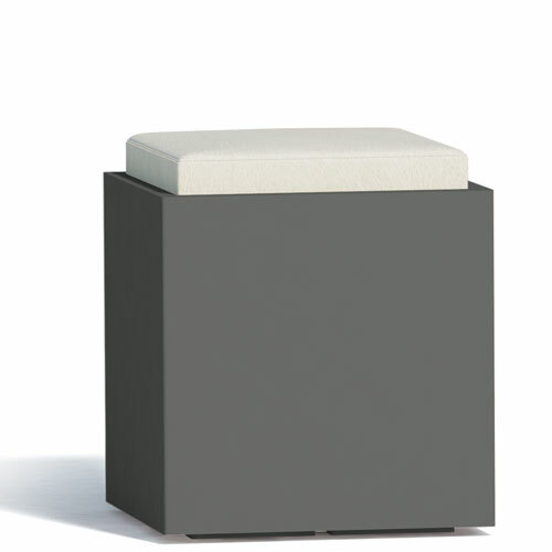 Pouf contenitori con cuscino