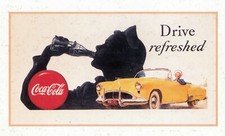 PC 18 Cartolina originale Coca cola 1990