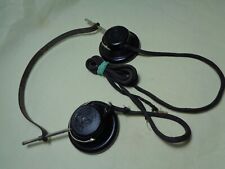 rara vecchia Cuffia DEA per radio d'epoca o radio a galena Headphones Manschette