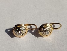 Orecchini d'epoca in oro 18 ct