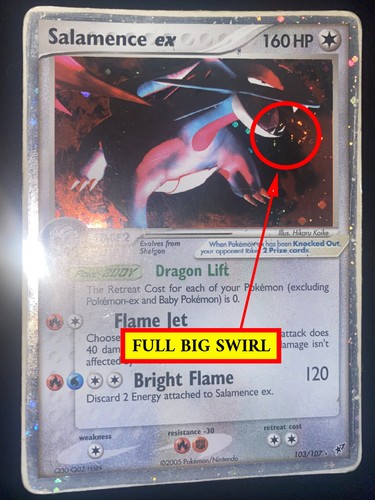 Salamence holo beautiful - holo, +
