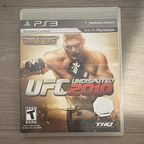 Thq ufc undisputed 2010 ps3 - 2010,