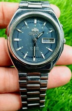 Orologio Uomo Vintage Of Orient Automatico 21 Jewels Data Giorno Made Japan 469297-8B